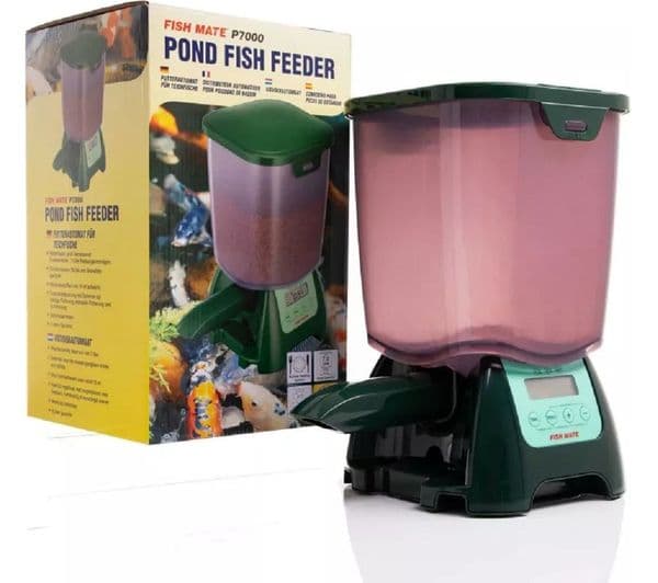 CLOSER PETS Fish Mate P7000 Automatic Fish Food Dispenser - 7 litre, Green - Image 4