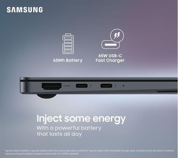 SAMSUNG Galaxy Book4 Pro 14 Intel i7 8GB 512GB Grey - Image 9