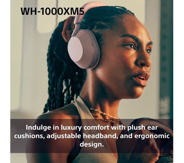 Sony WH-1000XM5 Headphones Smoky Pink - Image 8