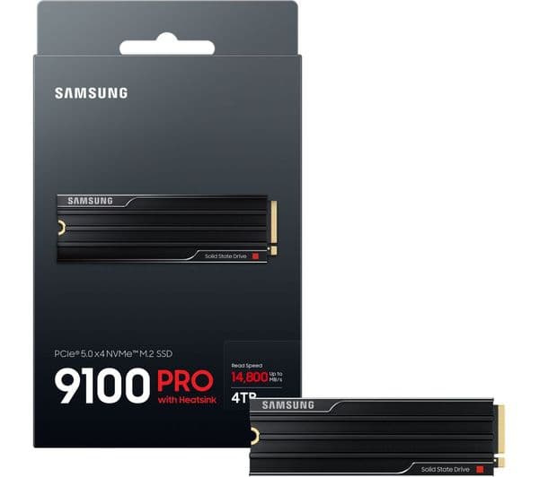 SAMSUNG 9100 PRO M.2 Internal SSD with Heatsink - 4 TB - Image 2