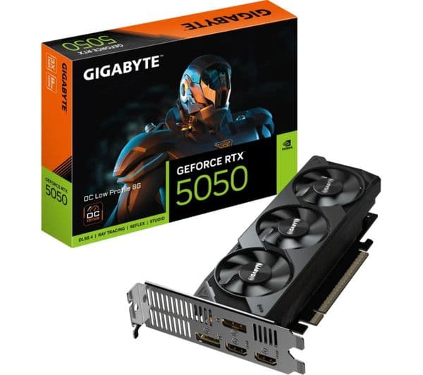 GIGABYTE GeForce RTX 5050 8 GB Low Profile OC Graphics Card - Image 1