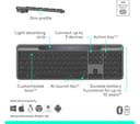 Logitech Signature Slim Solar+ Keyboard Graphite thumbnail 8