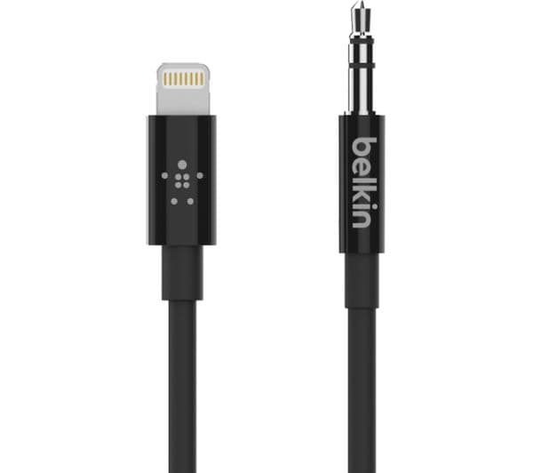 Belkin Lightning to 3.5mm Audio Cable Black