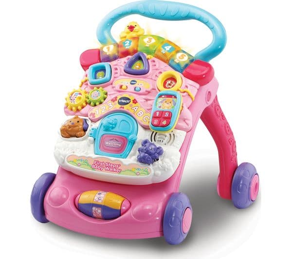 VTECH First Steps Baby Walker - Pink - Image 1