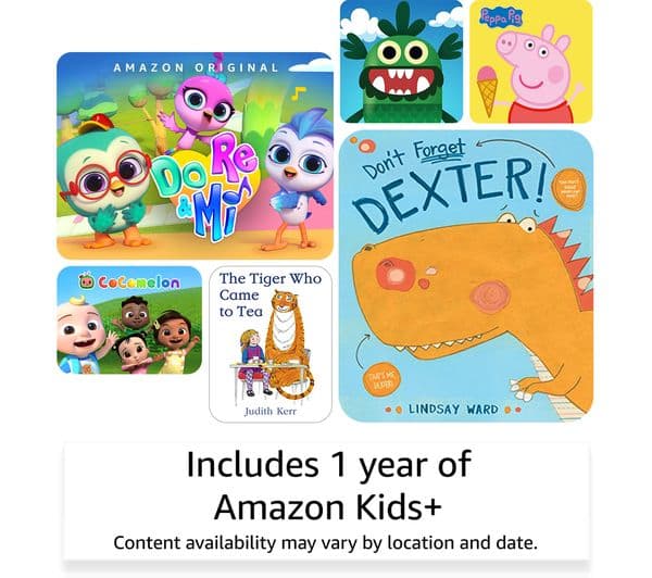 AMAZON Fire 7 Kids (ages 3-7) Tablet (2022) - 16 GB, Blue - Image 3