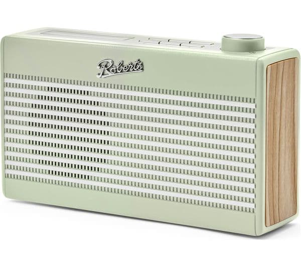 ROBERTS Rambler Mini Portable DAB+/FM Retro Bluetooth Radio - Leaf Green - Image 2