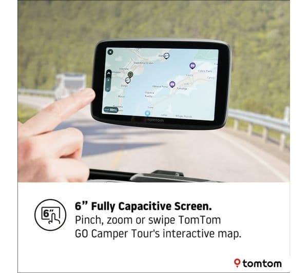 TOMTOM GO Camper Tour 6" Sat Nav - Full Europe Maps - Image 2