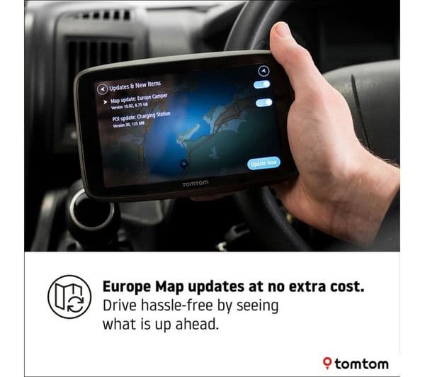 TOMTOM GO Camper Tour 6" Sat Nav - Full Europe Maps - Image 7