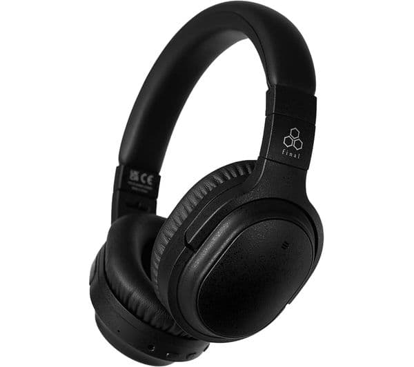 FINAL AUDIO UX3000 Wireless Bluetooth Noise-Cancelling Headphones - Black - Image 1