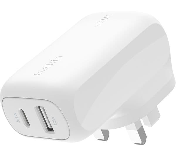 Belkin WCB009myWH 42W Charger White - Image 1