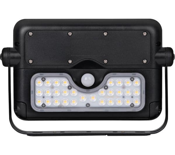 LUCECO Guardian Solar LED Floodlight with PIR Motion Sensor - Black - Image 5