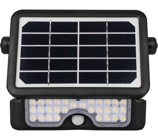 LUCECO Guardian Solar LED Floodlight with PIR Motion Sensor - Black - Image 7