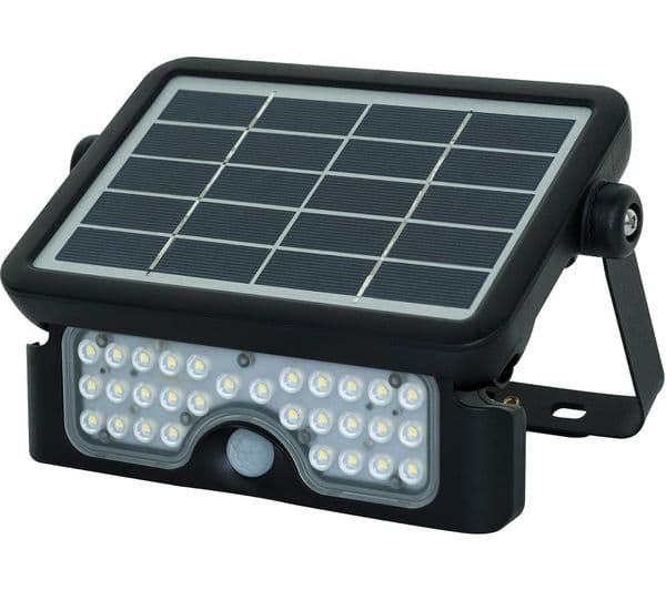 LUCECO Guardian Solar LED Floodlight with PIR Motion Sensor - Black - Image 9