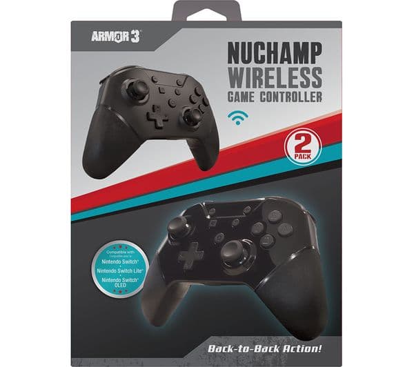 HYPERKIN NuChamp Wireless Controller for Nintendo Switch - Black, Twin Pack - Image 3