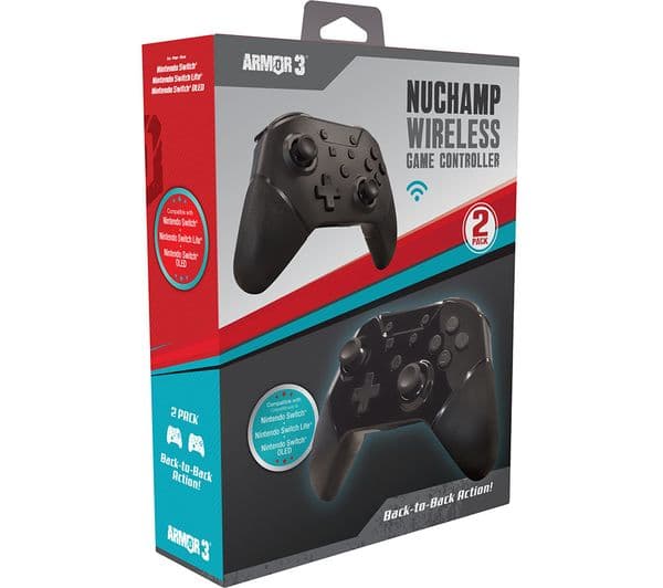 HYPERKIN NuChamp Wireless Controller for Nintendo Switch - Black, Twin Pack - Image 4
