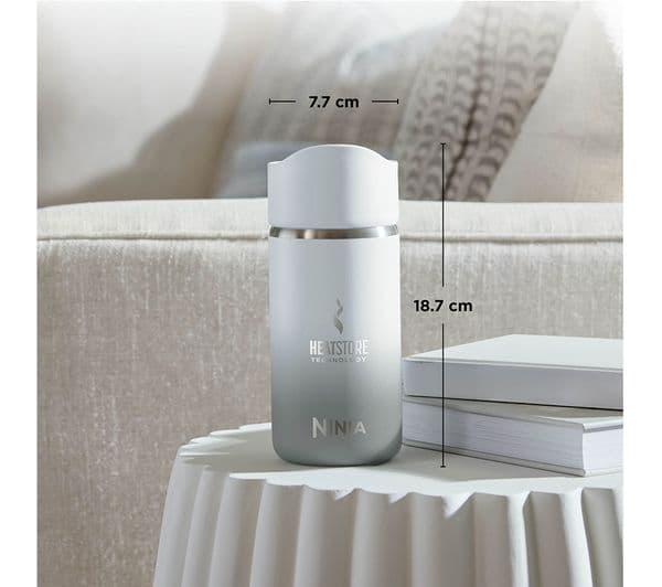 Ninja Sip Perfect Travel Mug - 300 ml, Steam White - Image 7