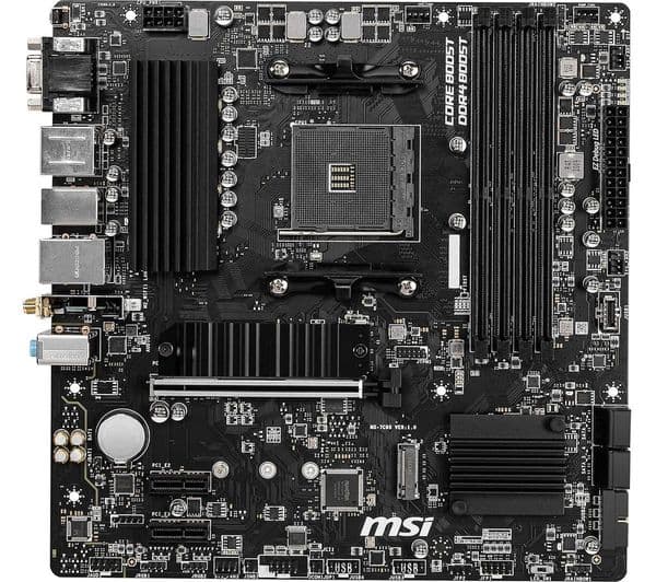 MSI B550M PRO-VDH AMD B550 Micro ATX AM4 DDR4 Motherboard - Black - Image 2