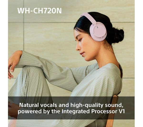 Sony WH-CH720N Headphones Pink - Image 8