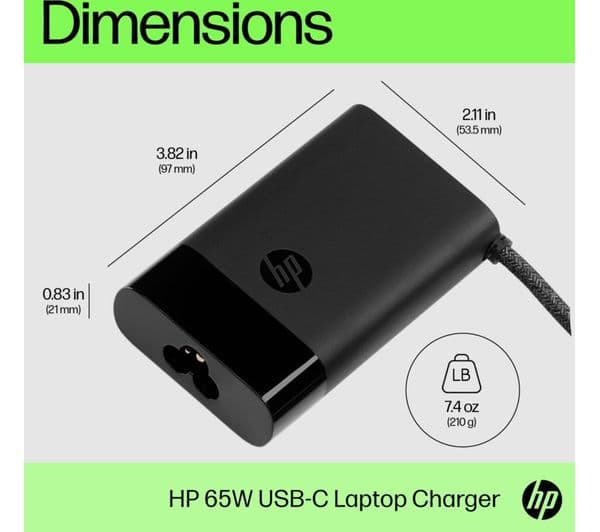 HP 65W USB-C Laptop Charger - Image 5