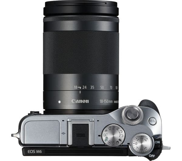 CANON EOS M6 Mirrorless Camera with EF-M 18-150 mm f/3.5-6.3 IS STM Lens - Silver - Image 5