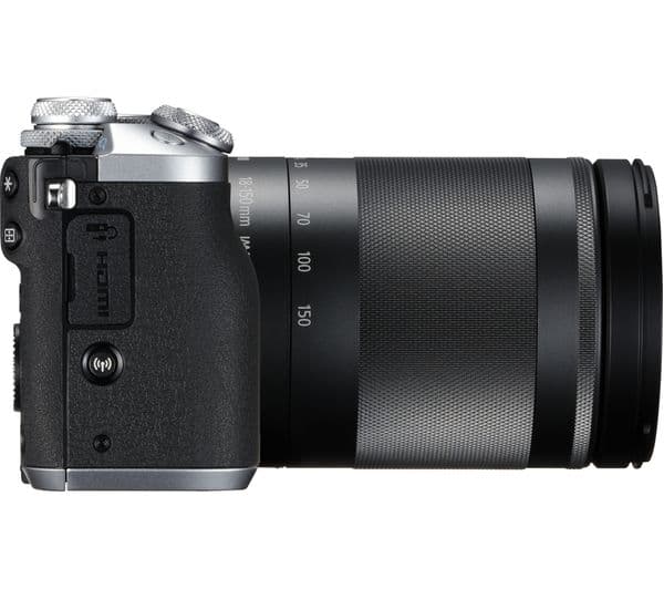 CANON EOS M6 Mirrorless Camera with EF-M 18-150 mm f/3.5-6.3 IS STM Lens - Silver - Image 4