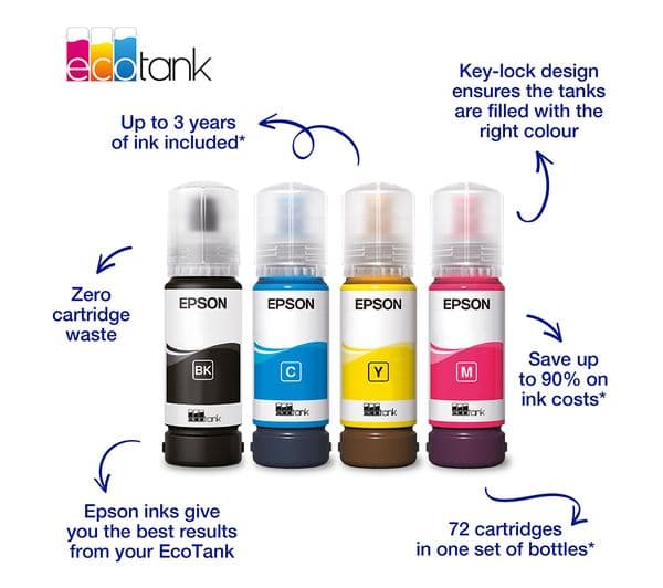 Epson EcoTank 104 - yellow - original - ink tank - Image 2