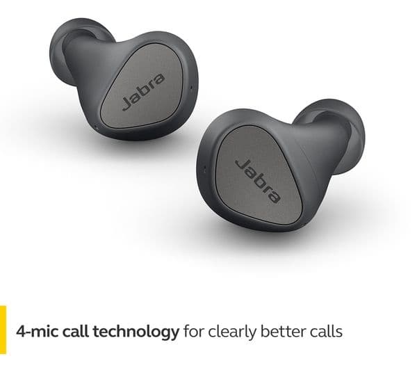 JABRA Elite 3 Wireless Bluetooth Earbuds - Dark Grey - Image 5