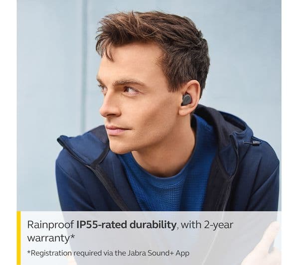 JABRA Elite 3 Wireless Bluetooth Earbuds - Dark Grey - Image 10