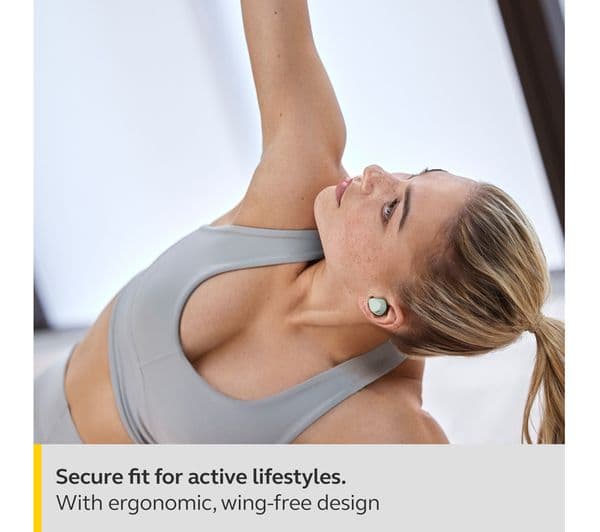 JABRA Elite 4 Active Wireless Bluetooth Noise-Cancelling Sports Earbuds - Mint - Image 3