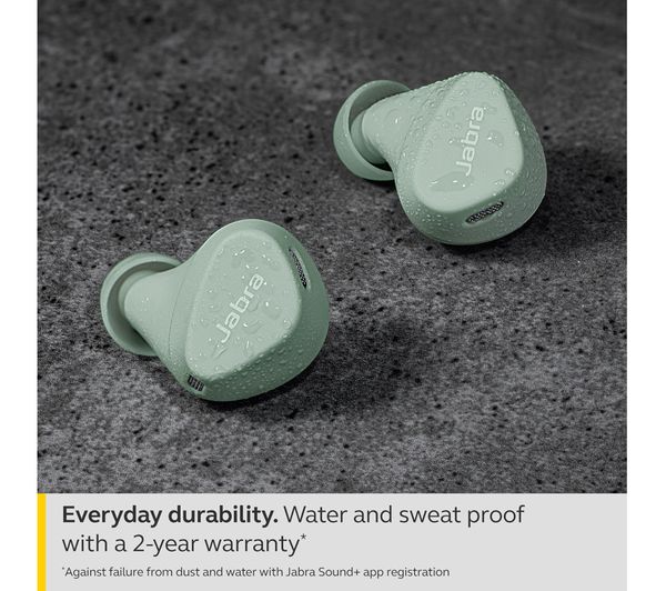 JABRA Elite 4 Active Wireless Bluetooth Noise-Cancelling Sports Earbuds - Mint thumbnail 4