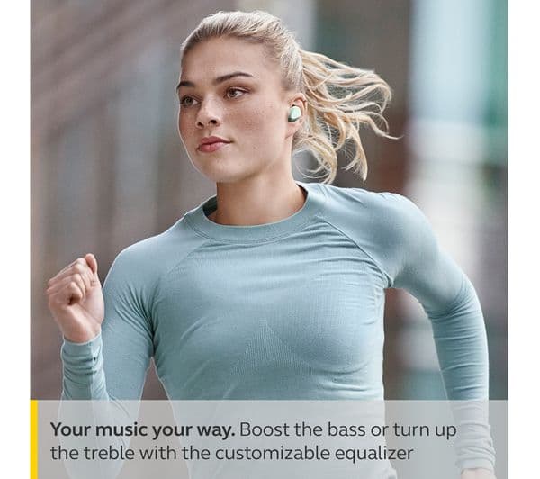 JABRA Elite 4 Active Wireless Bluetooth Noise-Cancelling Sports Earbuds - Mint - Image 6