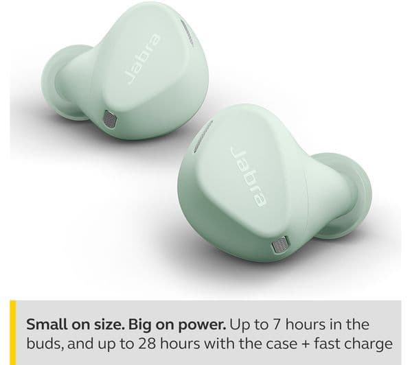 JABRA Elite 4 Active Wireless Bluetooth Noise-Cancelling Sports Earbuds - Mint - Image 10