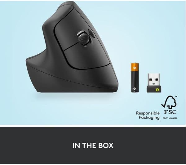 Logitech Lift Vertical Ergonomic Mouse Rose - Image 8