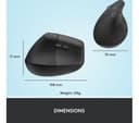 Logitech Lift Vertical Ergonomic Mouse Rose thumbnail 9