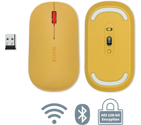 Leitz Cosy SureTrack Wireless Mouse Warm Yellow - Image 6