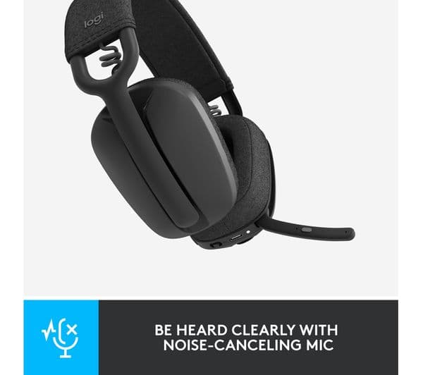 LOGITECH Zone Vibe 100 Wireless Headset - Graphite - Image 3
