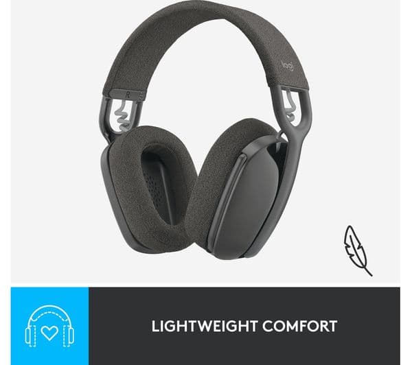 LOGITECH Zone Vibe 100 Wireless Headset - Graphite - Image 8