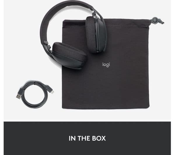 LOGITECH Zone Vibe 100 Wireless Headset - Graphite - Image 10