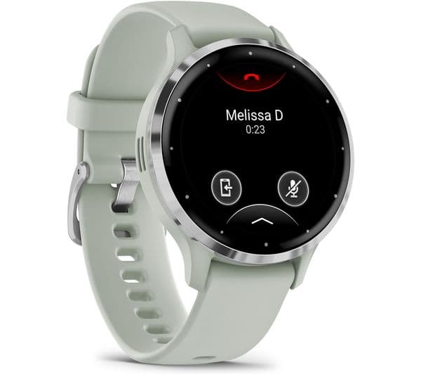 Garmin Venu 3S Smartwatch Silver Sage Grey - Image 3