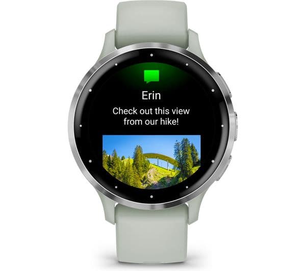 Garmin Venu 3S Smartwatch Silver Sage Grey - Image 4