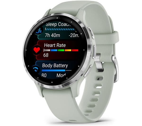 Garmin Venu 3S Smartwatch Silver Sage Grey - Image 5