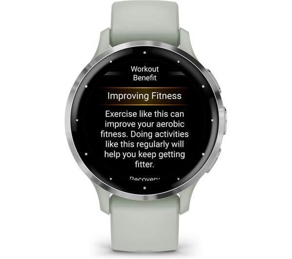 Garmin Venu 3S Smartwatch Silver Sage Grey - Image 9