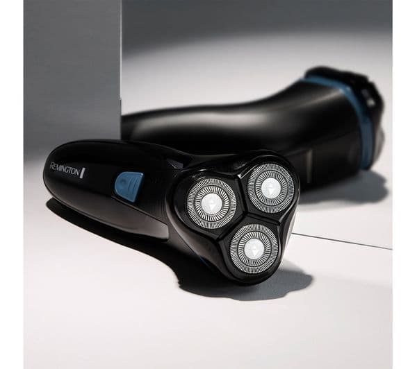 REMINGTON R1 Style Series Rotary Shaver - Black & Blue - Image 3