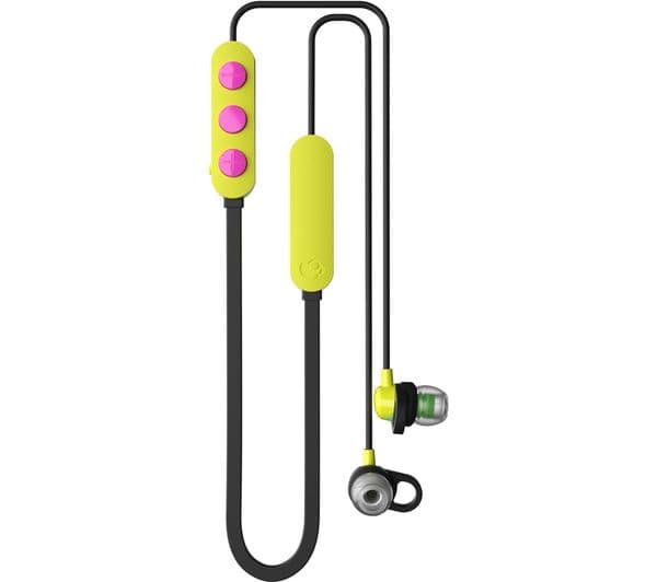 SKULLCANDY Jib+ Wireless Bluetooth Earphones - Electric Yellow - Image 2