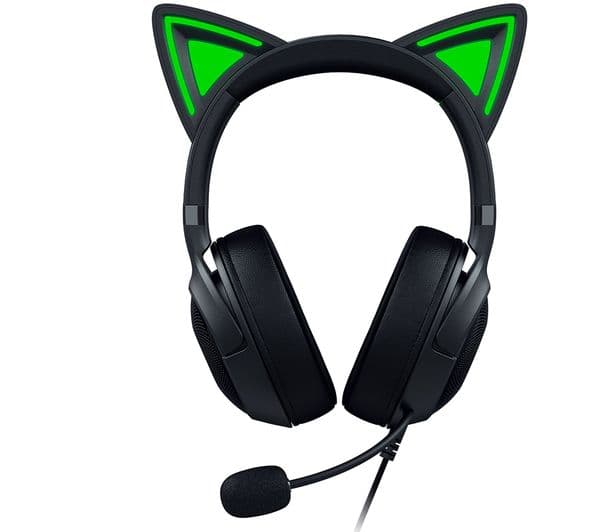 RAZER Kraken Kitty V2 Headphones Black - Image 1