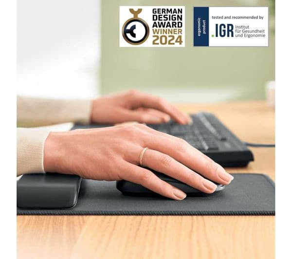 LEITZ Ergo Mouse Mat Dark Grey - Image 2