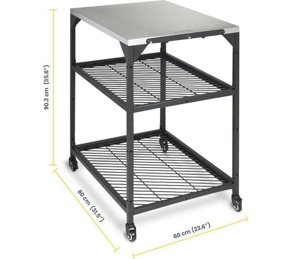 OONI UU-P2F000 Modular Table - Silver & Black - Image 2
