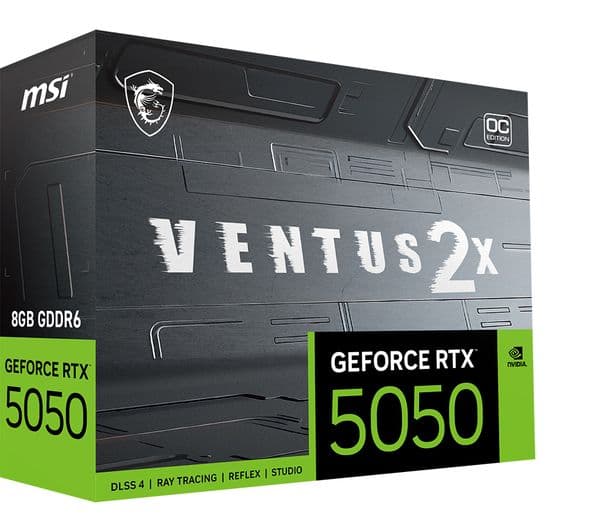 MSI GeForce RTX 5050 8GB VENTUS 2X OC Black White - Image 10