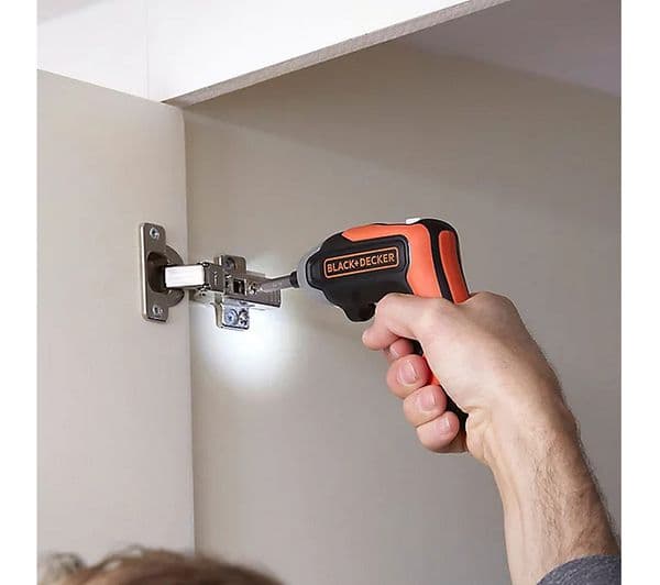 BLACK+DECKER Rapid 3.6 V Cordless Screwdriver - Orange & Black - Image 5