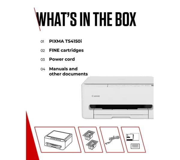 CANON PIXMA TS4150i All-in-One Wireless Inkjet Printer - Image 7